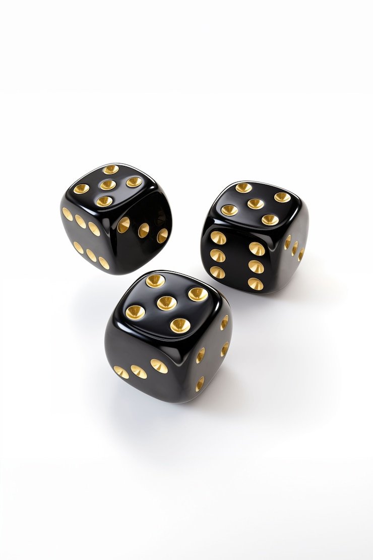 Tampilan meja baccarat langsung dengan dealer dan pemain di studio HD